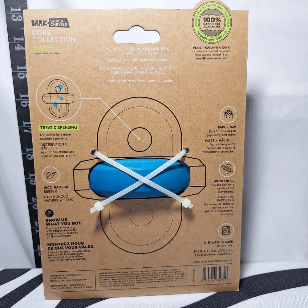 NWT Bark Super Chewer Core Collection Pivot M